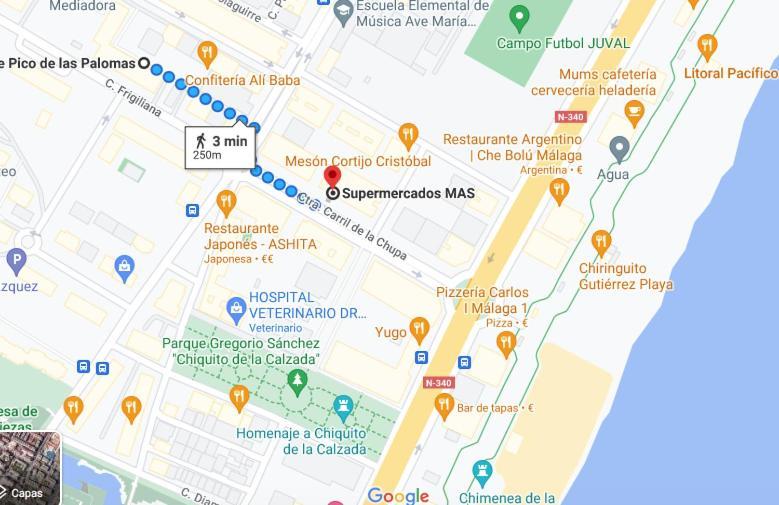 Precioso Apartamento A 5 Minutos Andando De La Playa Málaga Buitenkant foto